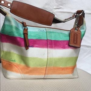 Colorful coach bag